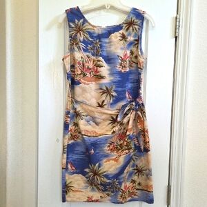 Vintage Print Hawaiian Wrap Dress!